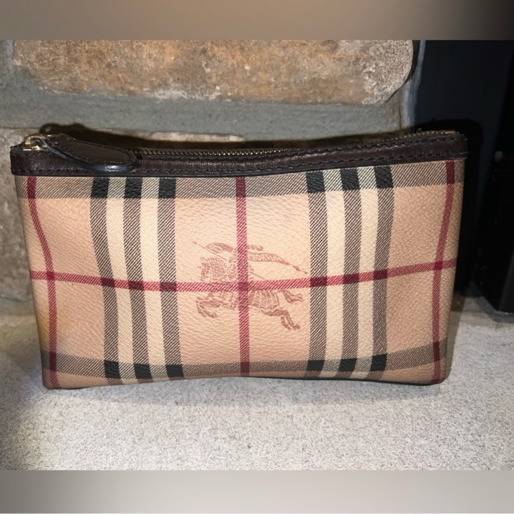 Burberry Haymarket Check Cosmetic Bag